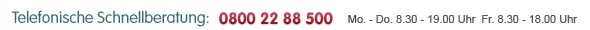 Hotline 0800 22 88 500