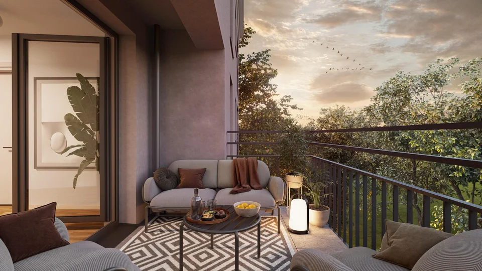JOSEPH Bayreuth – Stylisches 1-Zimmer-Apartment mit Balkon | Neubau, 2. OG